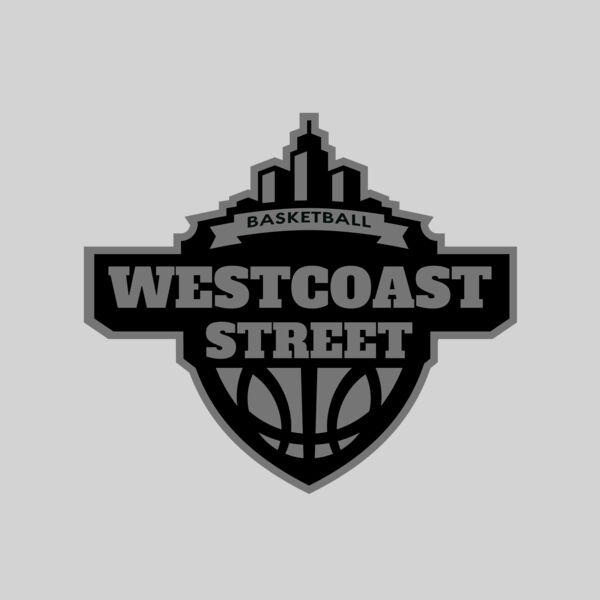 Westcoast Street Basketball League logo template Thumbnail