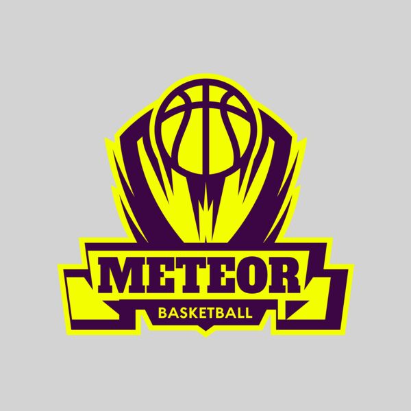 Meteor Basketball Logo Template Thumbnail