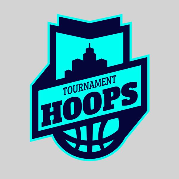 Hoops Tournament Basketball logo template Thumbnail