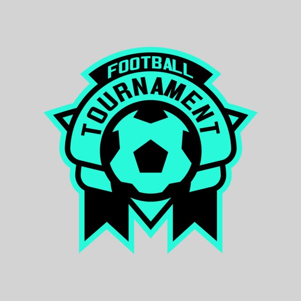 Tournament Football logo template Thumbnail