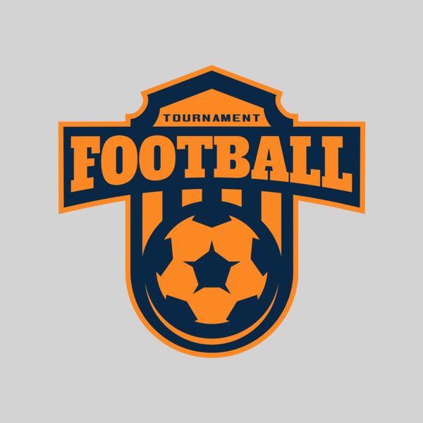 Football Tournament logo template Thumbnail