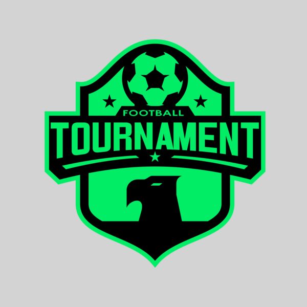 Tournament Football logo template 02 Thumbnail