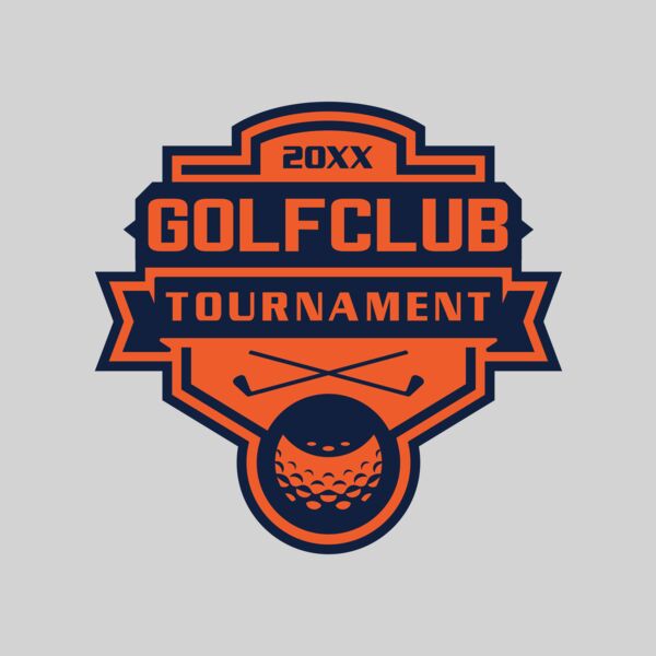 Golf club Tournament logo template 02 Thumbnail