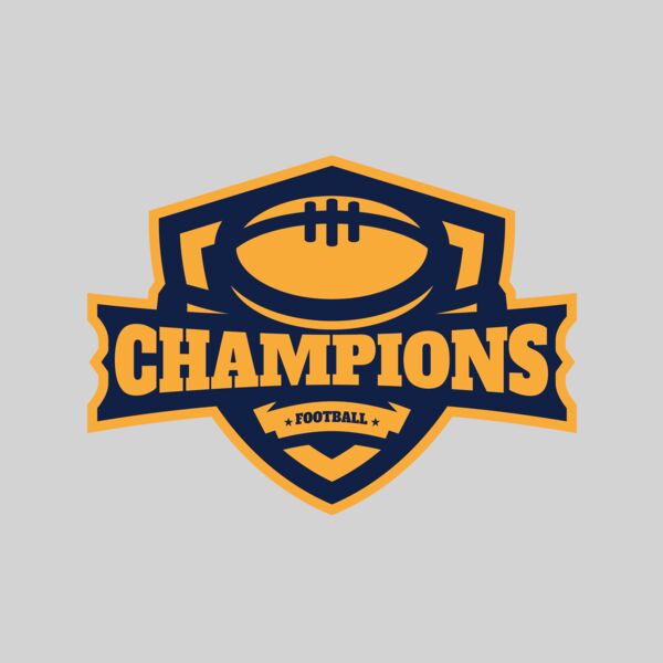 Champions Football logo template Thumbnail
