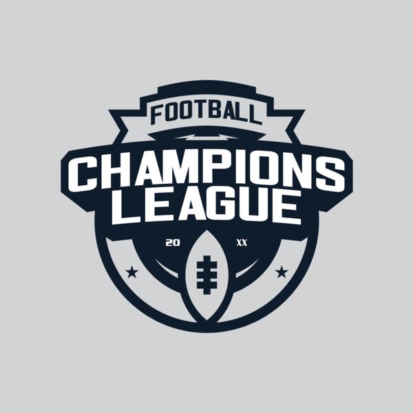 Champions League Football logo template Thumbnail