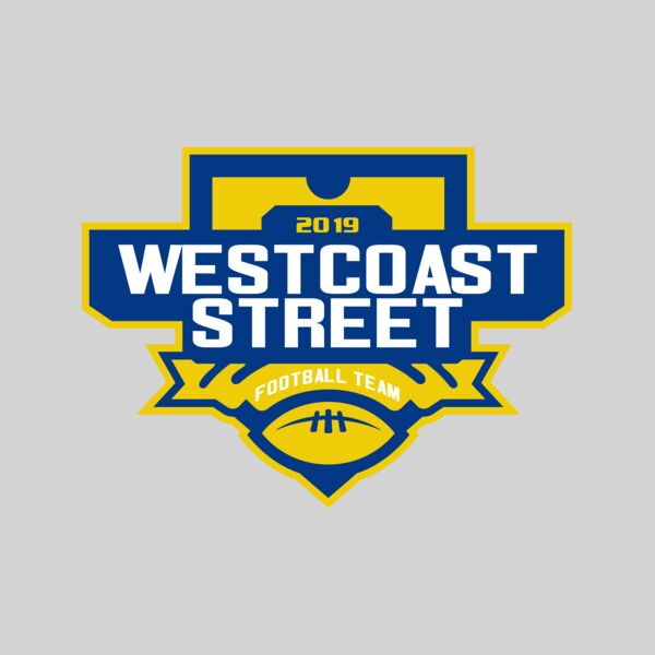 West Coast Street Football League logo template Thumbnail
