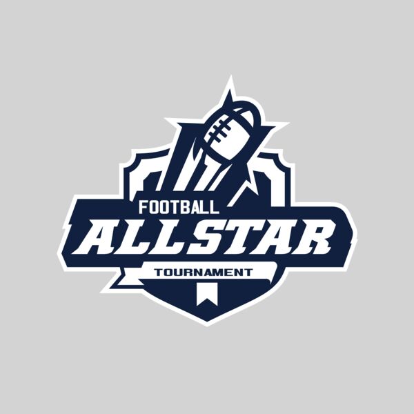 Allstar Tournament Football logo template Thumbnail