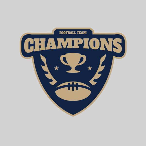 Champions Football Team logo template Thumbnail