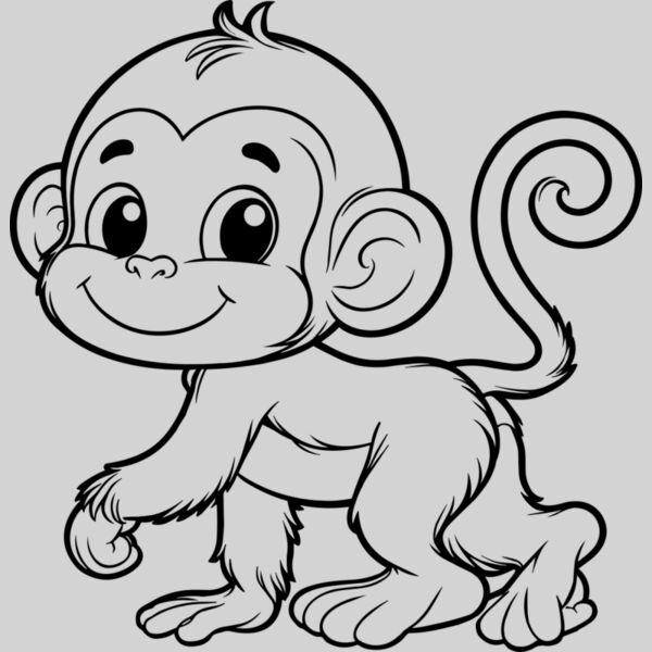 Monkey   Clipart 1 Thumbnail
