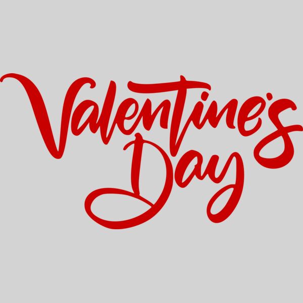 Red Valentines Day Text Thumbnail