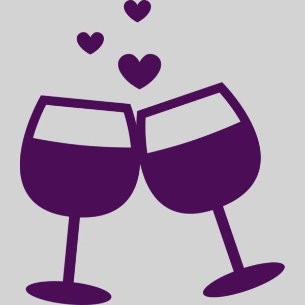 Valentines Wine Glass Thumbnail