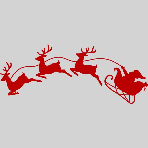 Santa and the reindeers Thumbnail
