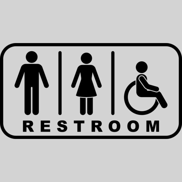 Restroom Public Sign Thumbnail