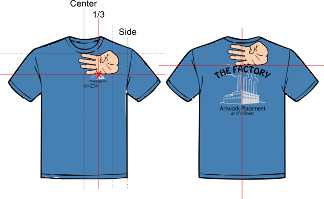 Embroidery logo size