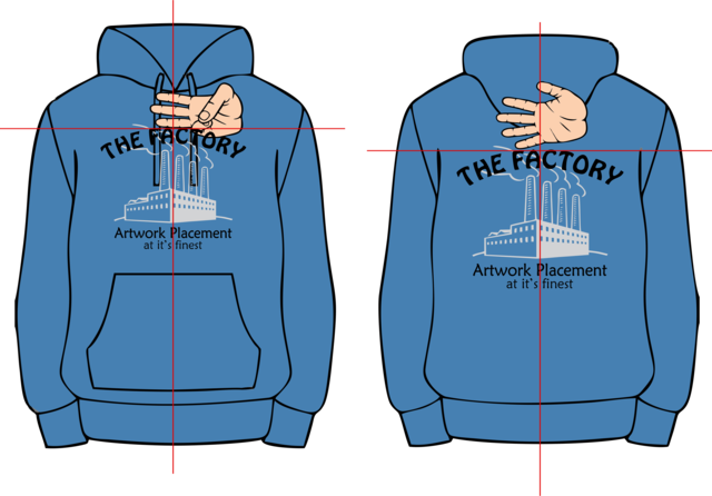 Embroidery logo size