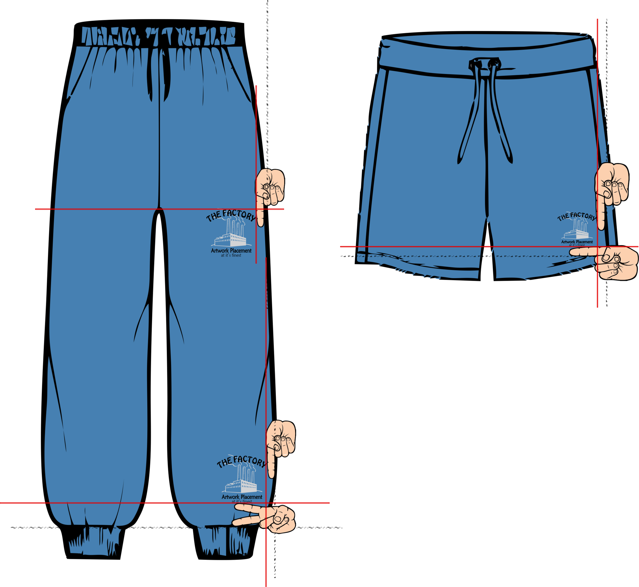 Embroidery logo size