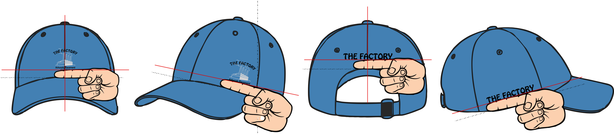 Embroidery logo size