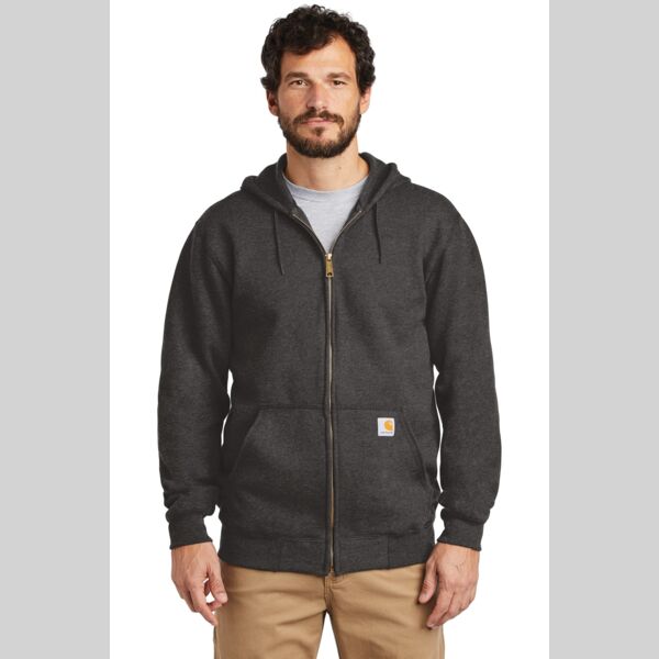 Midweight Hooded Zip Front Sweatshirt Thumbnail