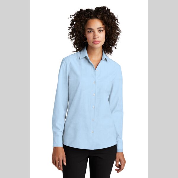 Women's Long Sleeve Stretch Woven Shirt Thumbnail