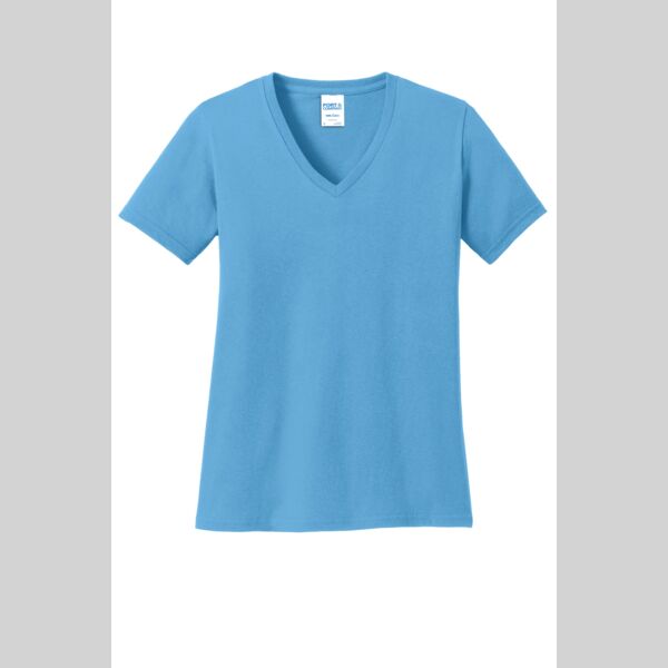 Ladies Core Cotton V Neck Tee Thumbnail