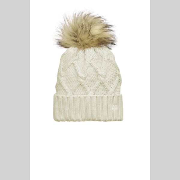 Faux Fur Pom Beanie Thumbnail