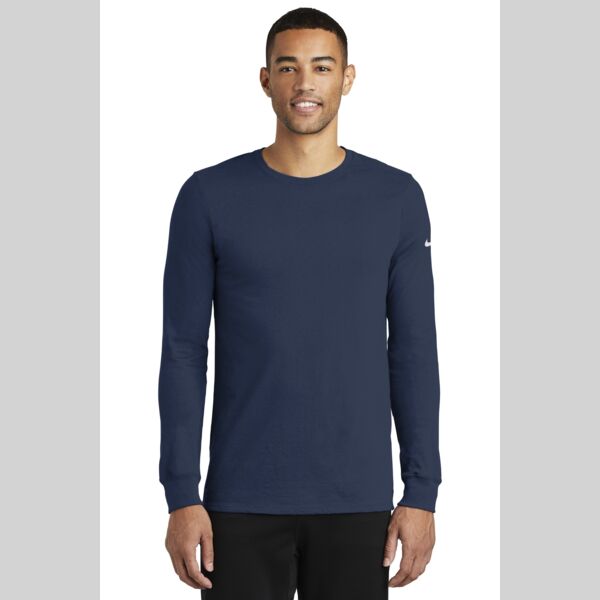 Dri FIT Cotton/Poly Long Sleeve Tee Thumbnail