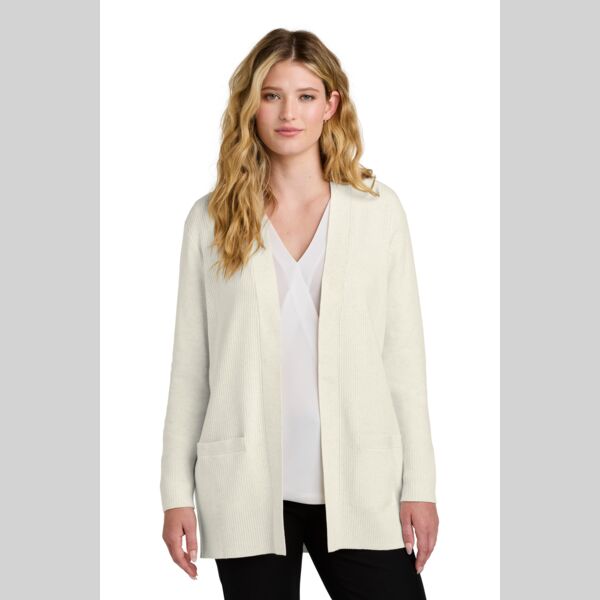 Women's Easy Care Open Front Cardigan Sweater Thumbnail