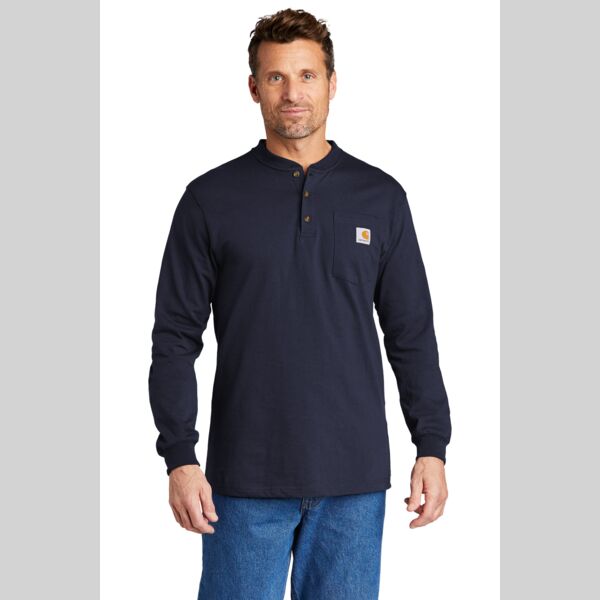 Long Sleeve Henley T Shirt Thumbnail