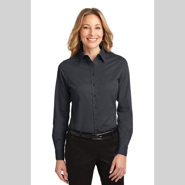 Ladies Long Sleeve Easy Care Shirt Thumbnail
