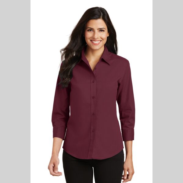 Ladies 3/4 Sleeve Easy Care Shirt Thumbnail