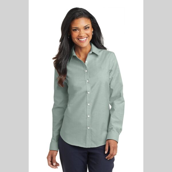 Ladies SuperPro ™ Oxford Shirt Thumbnail