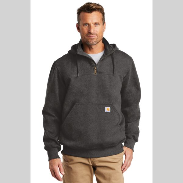 Carhartt® Rain Defender® Paxton Heavyweight Hooded Zip Mock Sweatshirt Thumbnail