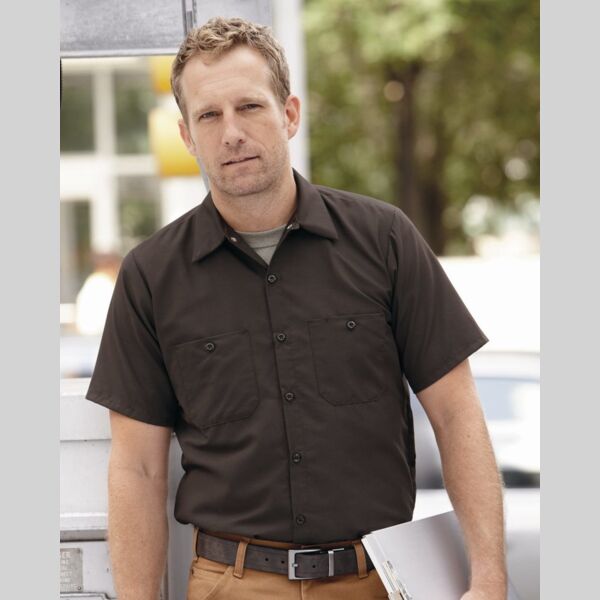 Industrial Short Sleeve Work Shirt Thumbnail