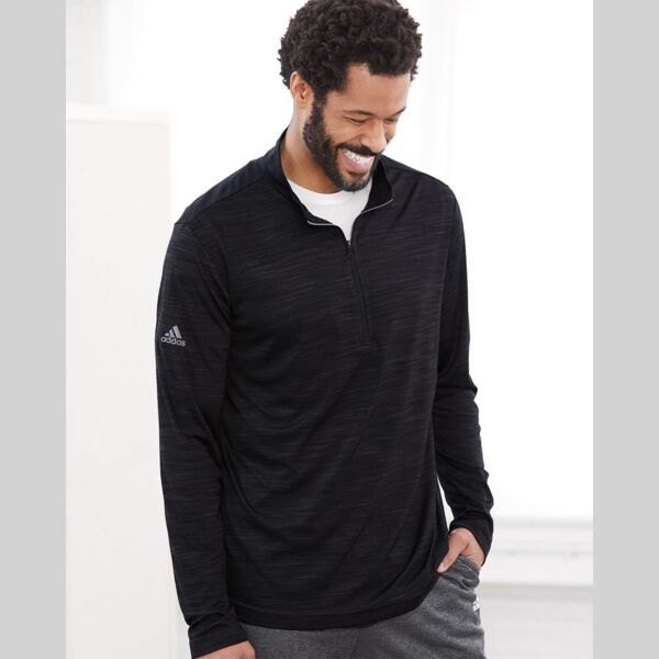 Lightweight Melange Quarter-Zip Pullover Thumbnail