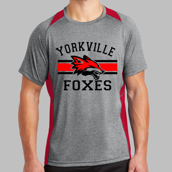 Yorkville Heather Colorblock Contender Tee Thumbnail
