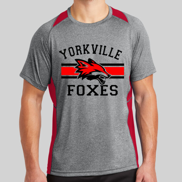 Yorkville Heather Colorblock Contender Tee Thumbnail