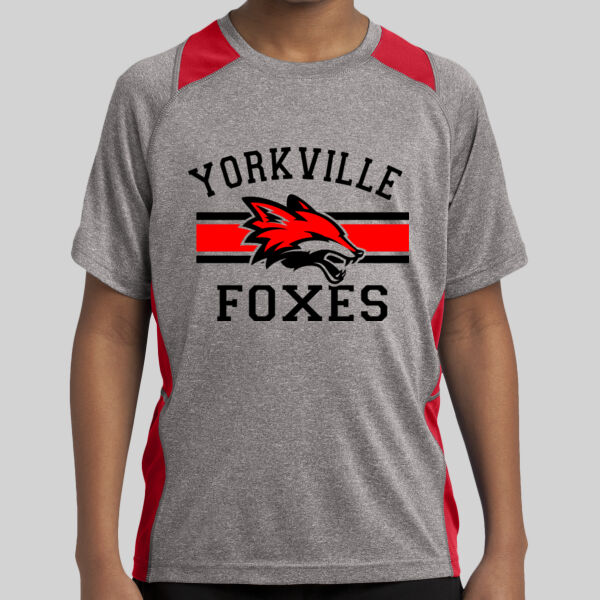 Youth Yorkville Heather Colorblock Contender Tee Thumbnail