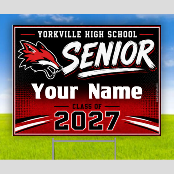 Sr Class of 2027 Yard Sign Thumbnail