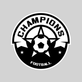 Champions Football logo template Thumbnail