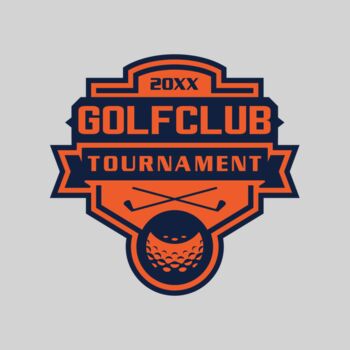 Golf club Tournament logo template 02 Thumbnail