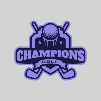 Champions Golf logo template Thumbnail