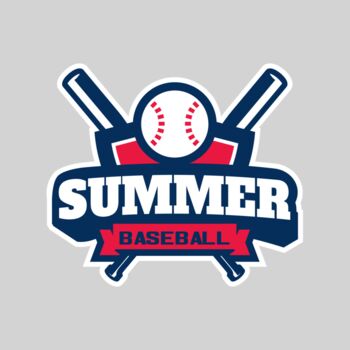 Summer Baseball logo template 02 Thumbnail