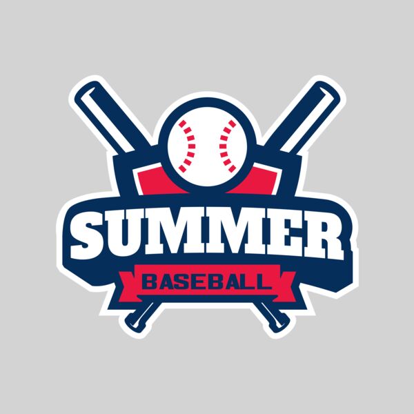 Summer Baseball logo template 02 Thumbnail