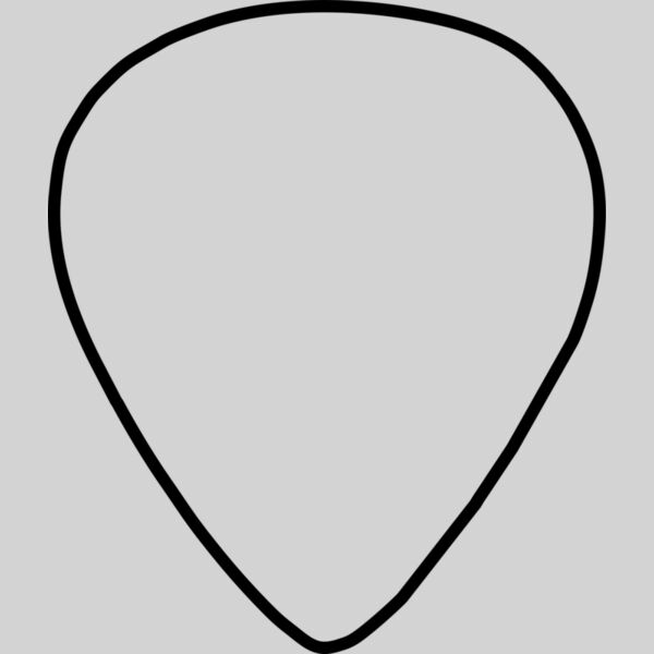 Guitar Pick Outline Thumbnail