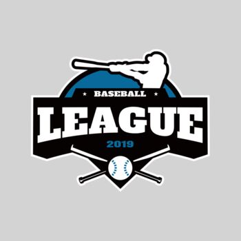 League Baseball logo template Thumbnail