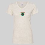 Women's Glitter V-Neck T-Shirt Thumbnail