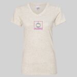 Women's Glitter V-Neck T-Shirt Thumbnail