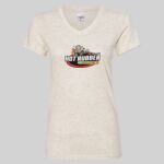 Women's Glitter V-Neck T-Shirt Thumbnail