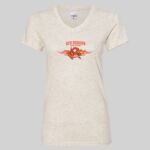 Women's Glitter V-Neck T-Shirt Thumbnail