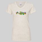 Women's Glitter V-Neck T-Shirt Thumbnail